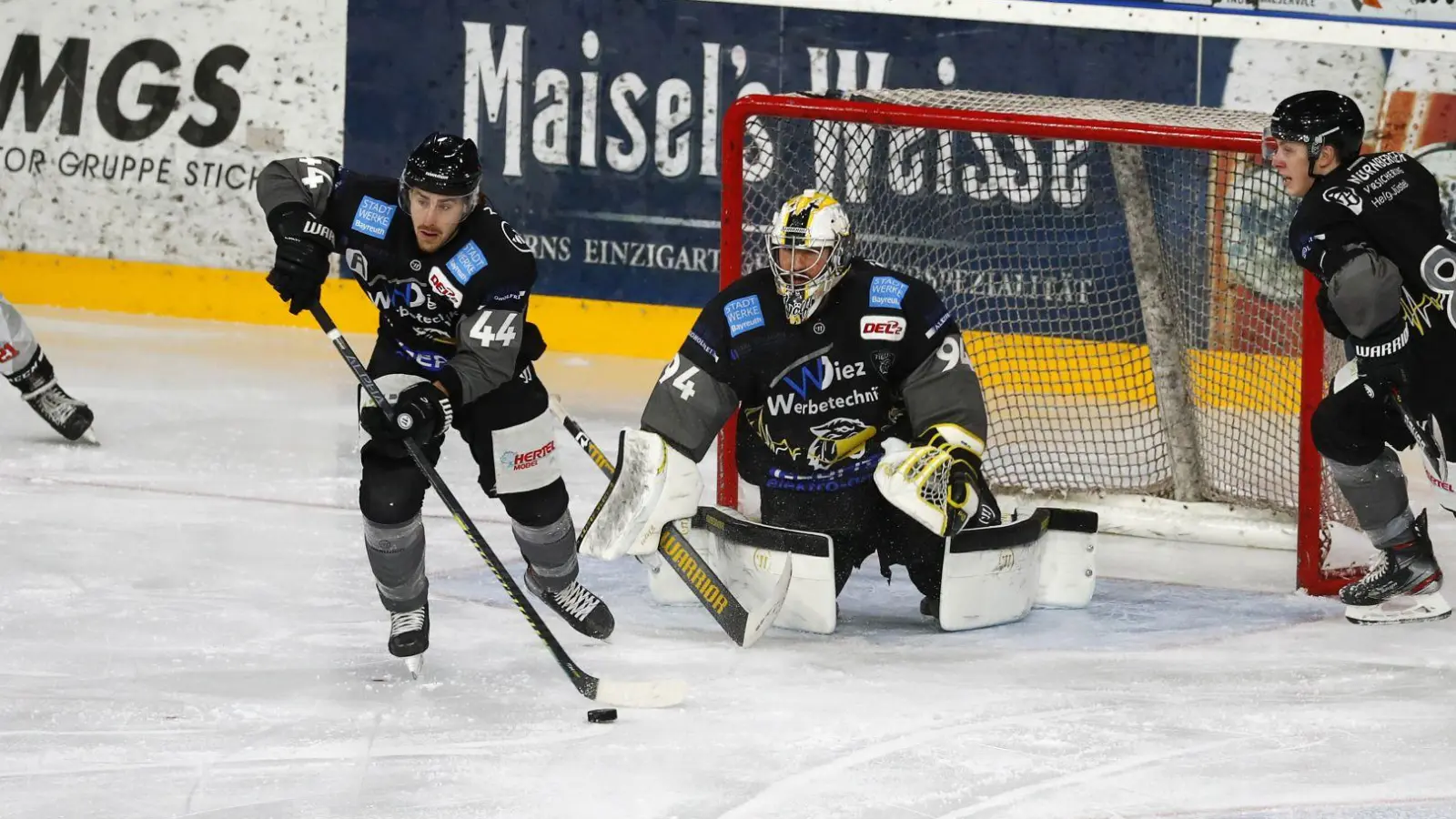 Kurt Davis hat in einem schön anzusehenden Spiel den 5:4-Siegtreffer der Bayreuth Tigers bei den Ravensburg Towerstars besorgt. (Foto: Peter Kolb (Archiv))