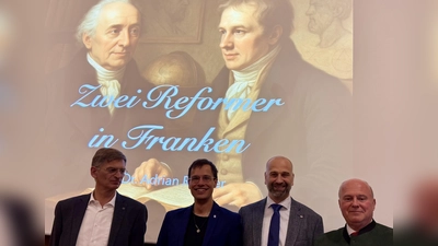 (von links): Prof. Dr. Georg Seiderer, Dr. Adrian Roßner, Thomas Müller, Hartmut Kosch (Foto: Alexander von Humboldt-Kulturforum )