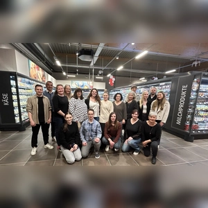 Das Pre-Opening des neuen Rewe-Marktes in Laineck war ein voller Erfolg.  (Foto: jm)