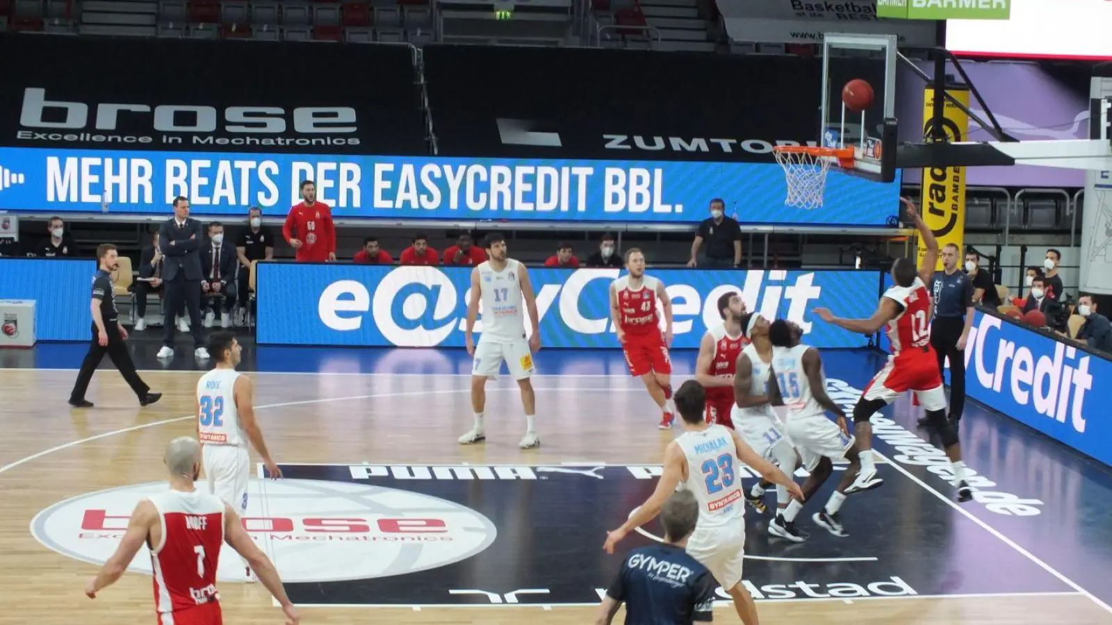 Brose Bamberg gg. MBC 03.02.21 Foto Roland Schmidt (Foto: Roland Schmidt)