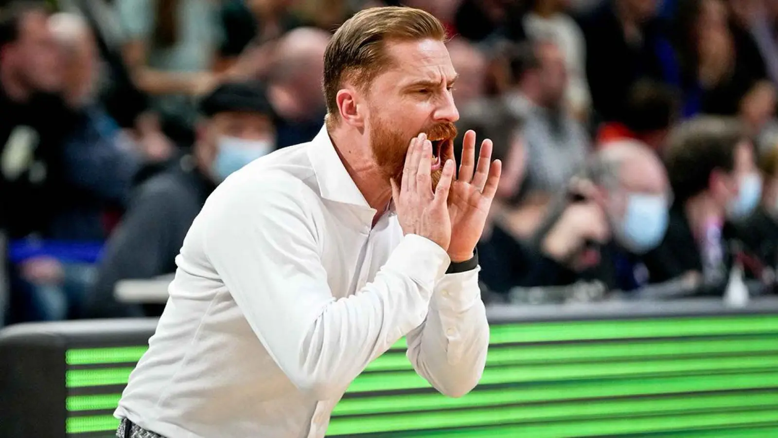 Lars Masell, Trainer von medi Bayreuth (Foto: ochsenfoto.de)