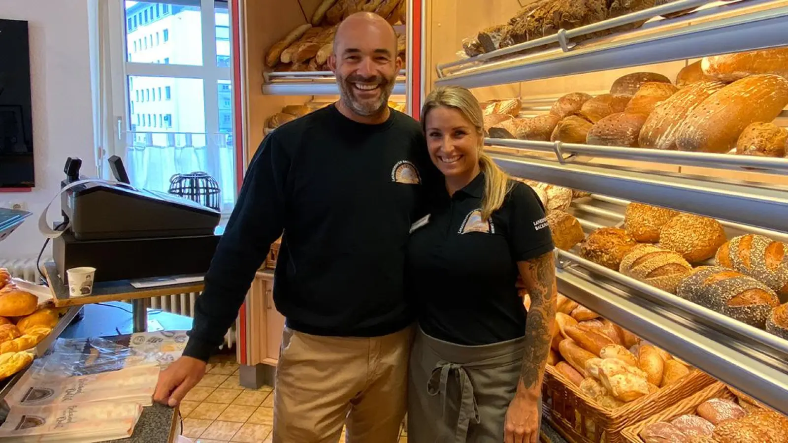 Bäckerei Yesterday in Bayreuth: Michael und Tanja Kauer. (Foto: Lenkeit)