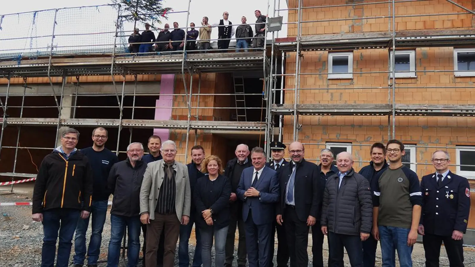 Neues Feuerwehrhaus im Landkreis Kulmbach feiert Richtfest (Foto: red)