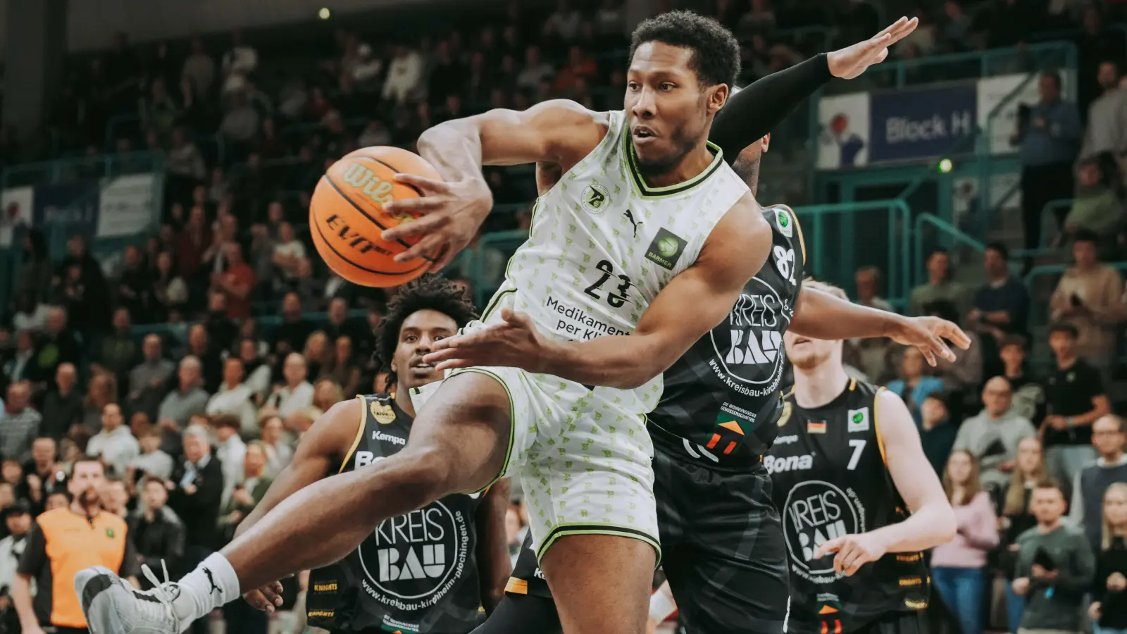 KeVaughn Allen spielt auch in der neuen ProA-Saison 2025/26 für den BBC Bayreuth. (Foto: Thorsten Ochs)