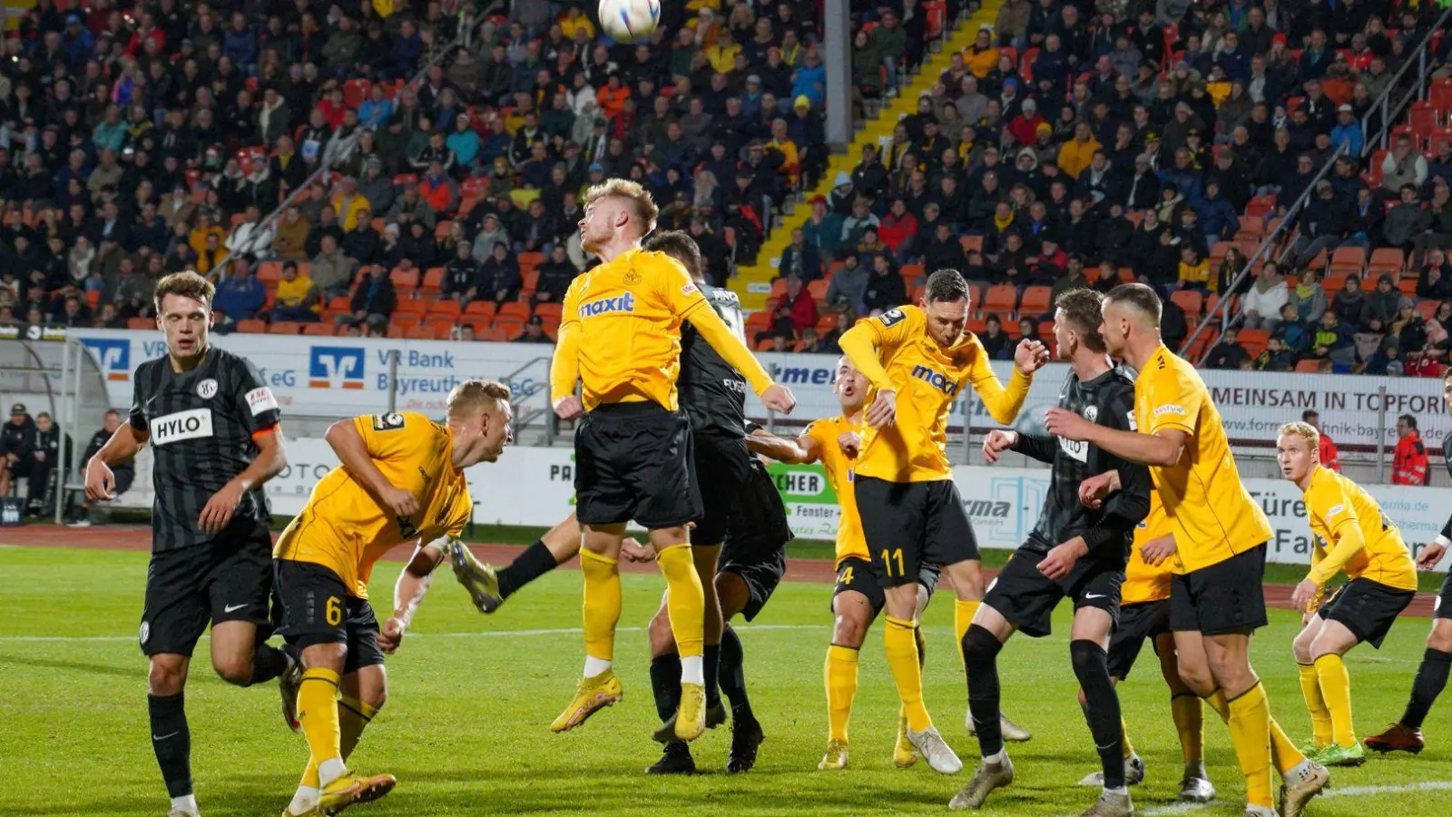 SpVgg Bayreuth: Niederlage gegen SV Elversberg am 08.11.2022 (Foto: inBayreuth.de)