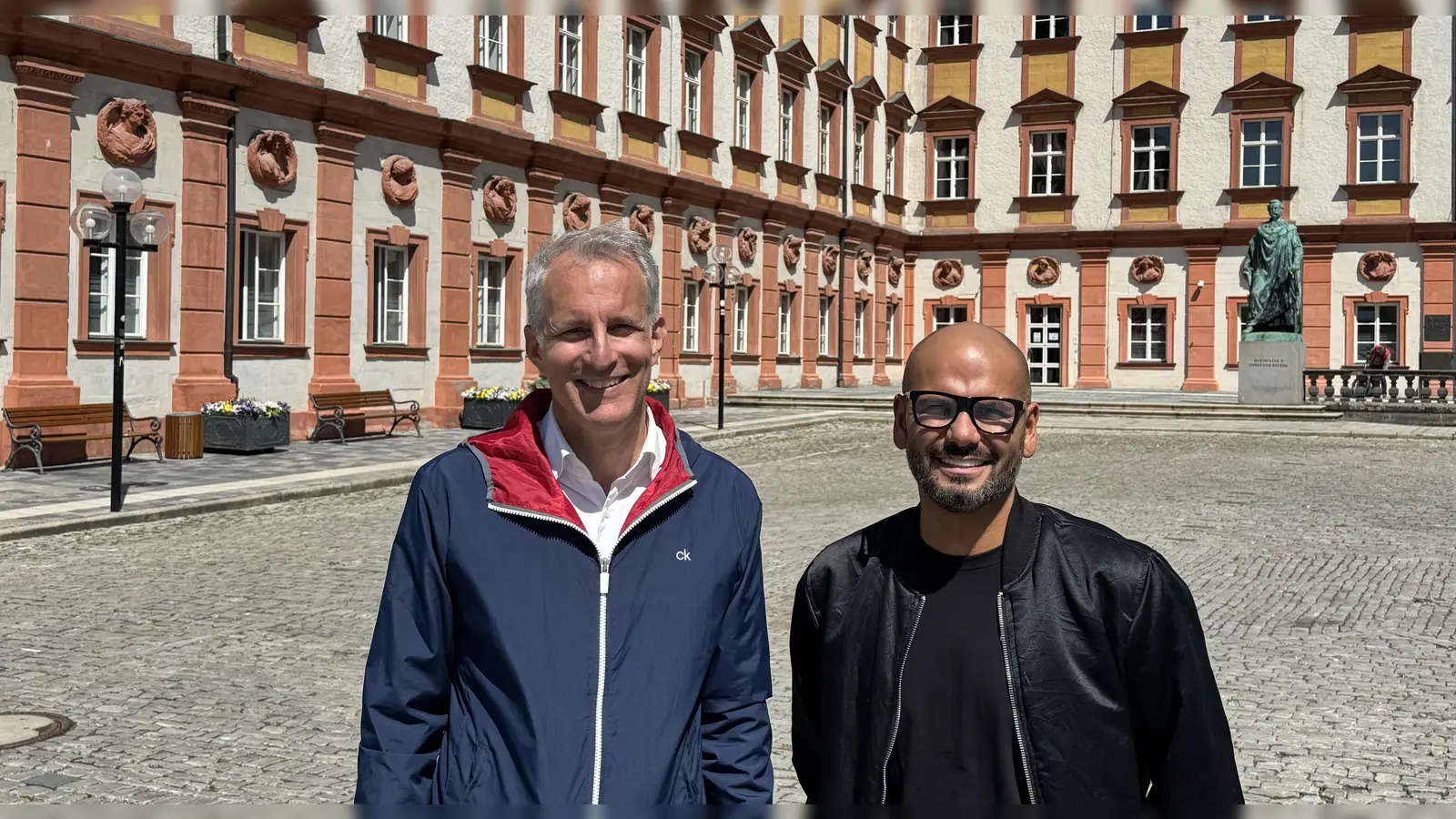 Die BMTG ist Veranstalter des gesamten Bürgerfestes. BMTG-Geschäftsführer Manuel Becher und Ahmad Kordbacheh freuen sich auf den Top-Act.  (Foto: MM)