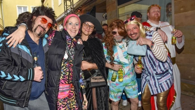 Am Faschingsdienstag wurde im und um den Reichshof wieder ordentlich gefeiert.  (Foto: sd)