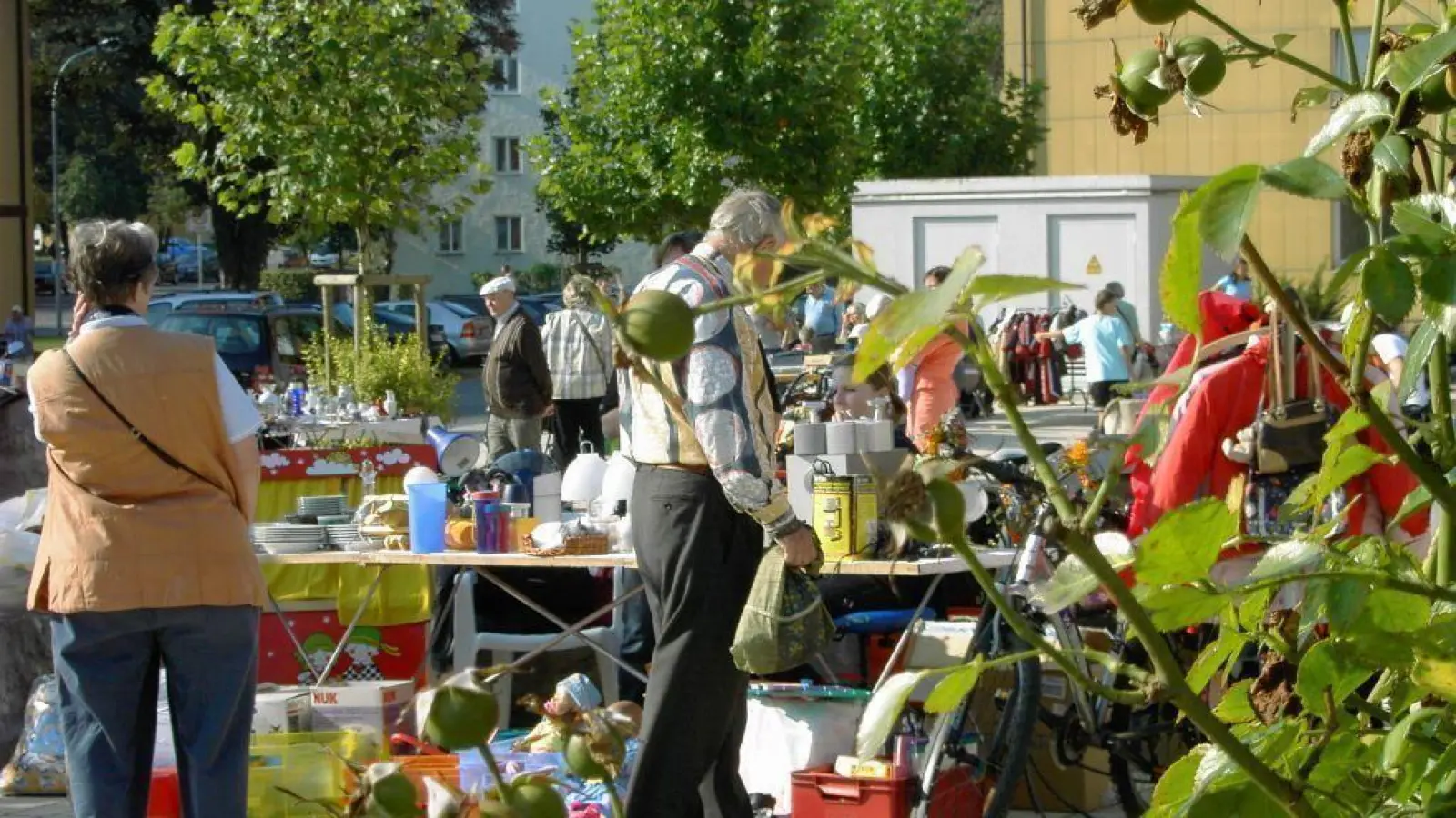 „Alte Schätze suchen neue Liebschaften” … und finden sich vielleicht beim Flohmarkt am Menzelplatz.  (Foto: red )