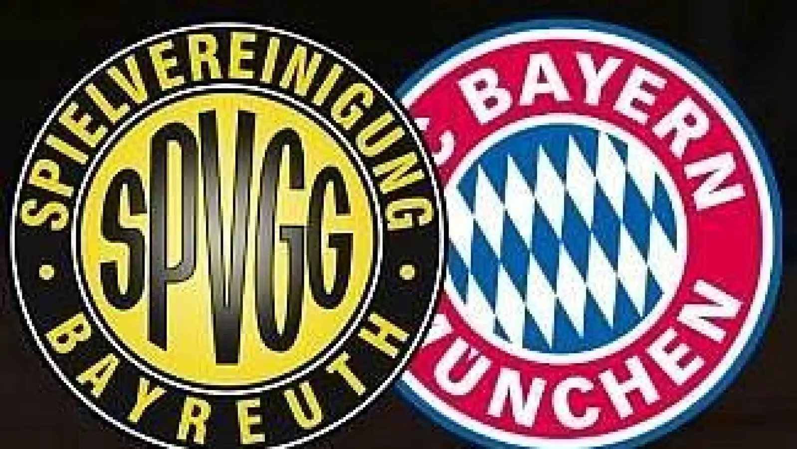 Die Logos der SpVgg Bayreuth und des FC Bayern. Foto: SpVgg Bayreuth. (Foto: inBayreuth.de)