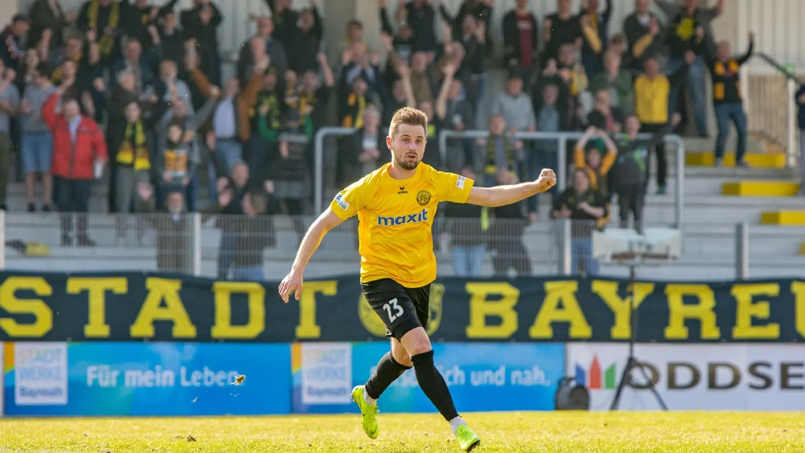 Christopher Kracun wird auch kommende Saison für die Altstadt auflaufen. (Foto: Peter Glaser / SpVgg Bayreuth)