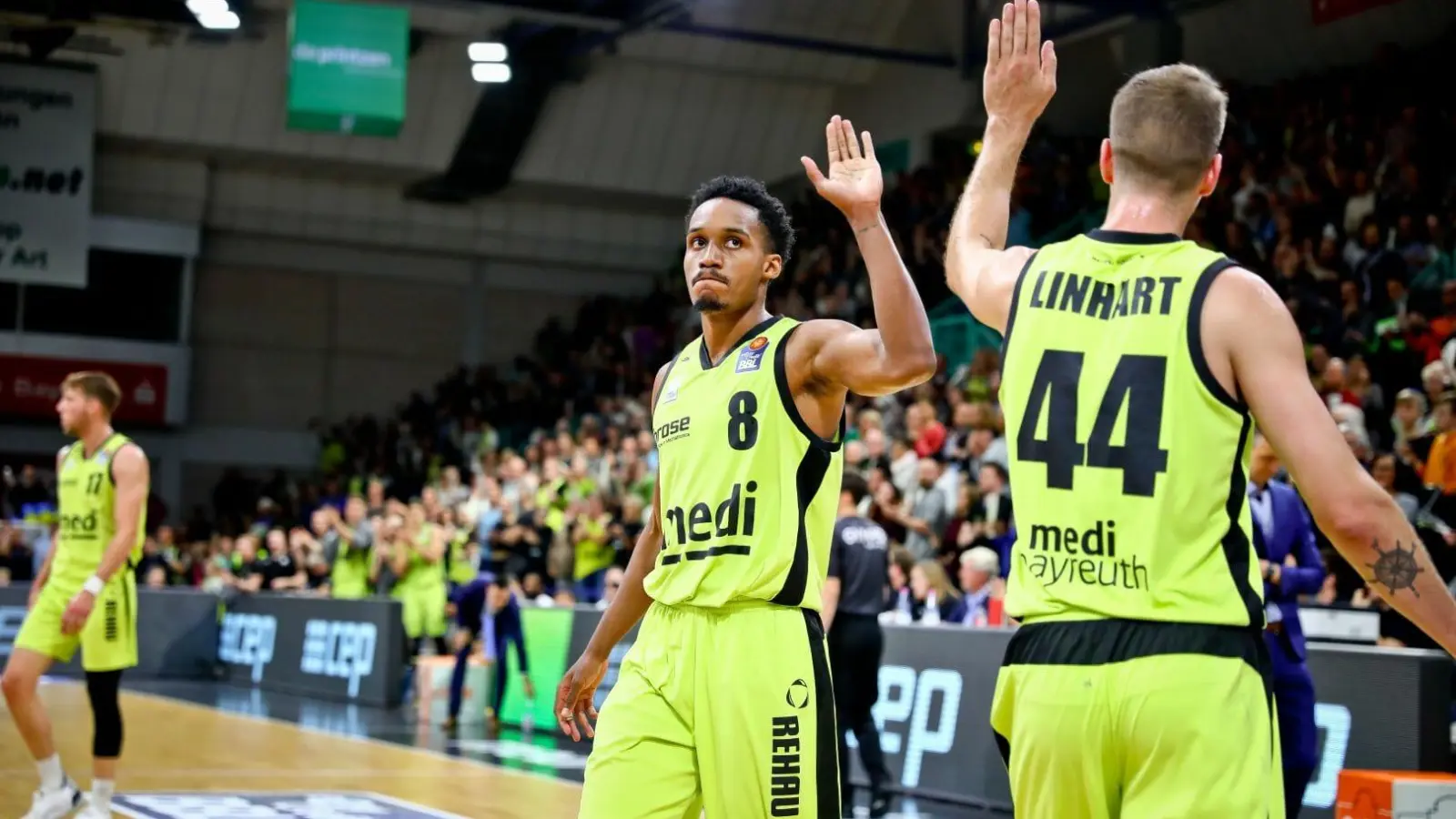 James Woodard und Nate Linhart wollen am Mittwoch nachlegen. (Foto: Thorsten Ochs)