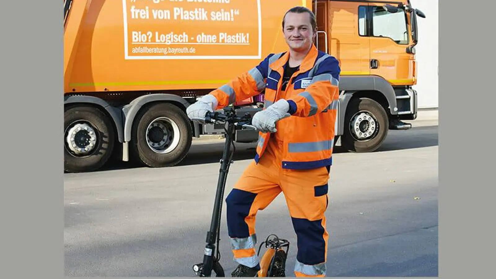 Müllabfuhr-E-scooter Foto Munzert (Foto: Gabi Munzert)