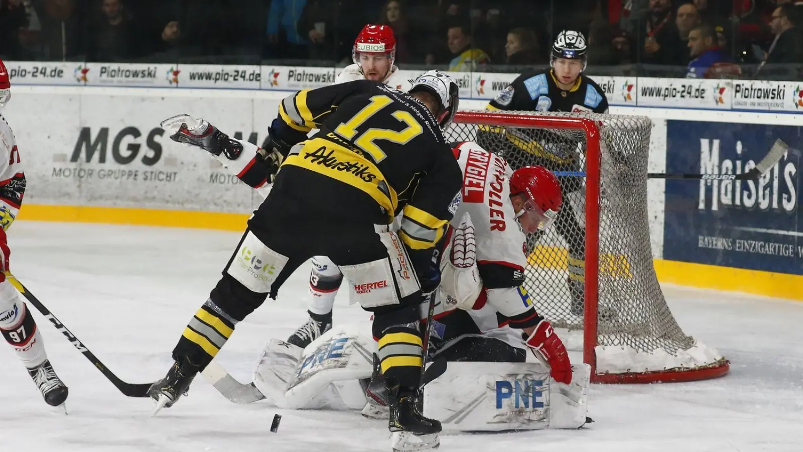 Nach Verlängerung mussten sich die Bayreuth Tigers den Frankfurter Löwen beugen. (Foto: Peter Kolb)