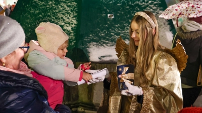 Gestern Abend wurde der Bayreuther Christkindlesmarkt feierlich eröffnet. (Foto: sd)