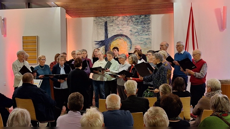 Das traditionelle Frühlingssingen in der Katharina-von-Bora-Kirche (Foto: Pfarramt Lutherkirche)