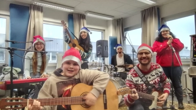 Von links: Anastasia Opel, Max Opel, Diana Vorbröker, David Minarik, Henrik Vorbröker und Sarah Oeh. (Foto: red )