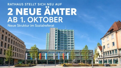 Bayreuth ordnet sein Sozialreferat neu: Ab Oktober entstehen zwei Ämter. OB Dr. Andreas Zippel setzt damit erste strategische Akzente. (Foto: gmu)