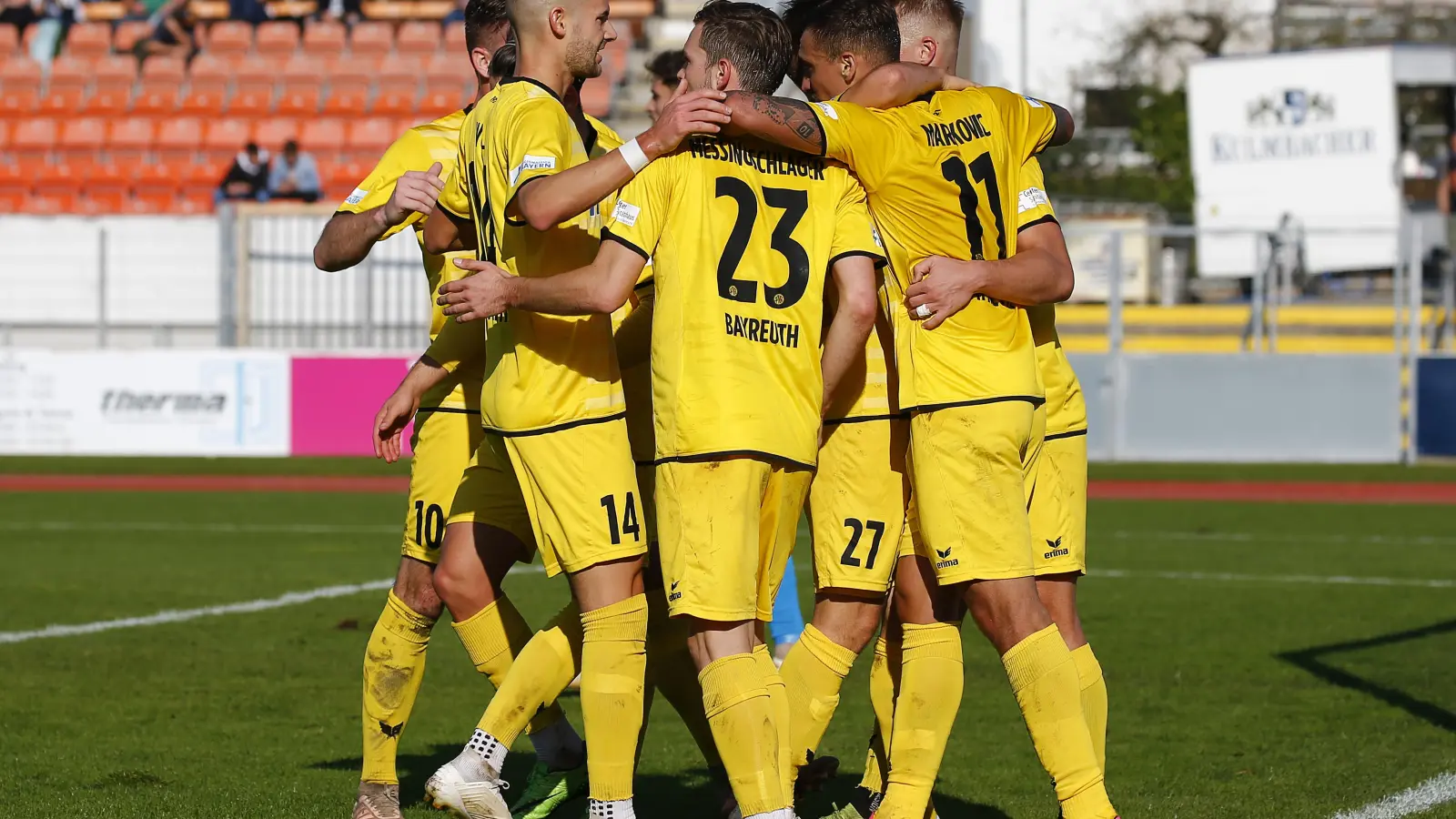 Die Bayreuther durften in Garching jubeln. (Foto: inBayreuth.de)