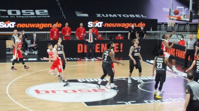 Brose Bamberg gg. Ulm (Foto: Roland Schmidt)