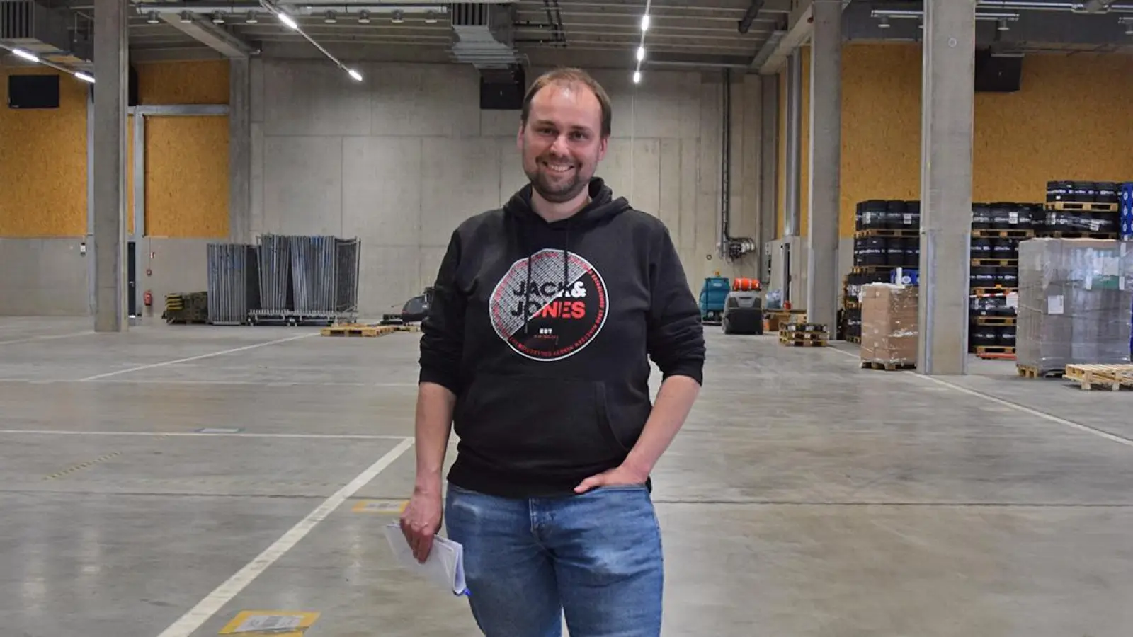 Maisel’s Weissbierfest in Bayreuth: Eventmanager Hannes Leuthold ist bereit. (Foto: Lenkeit)