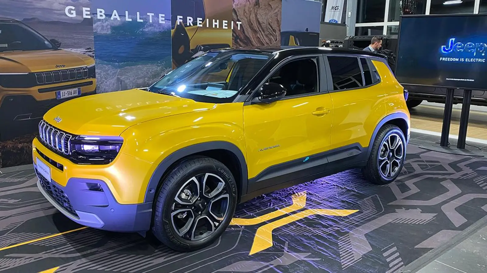 Der vollelektrische Jeep Avenger kommt 2023 auf den Markt. (Foto: Lenkeit)