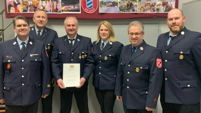  Ein Teil der Neuhofer Kameraden bei der Generalversammlung. (Foto: Redaktion Creußen)