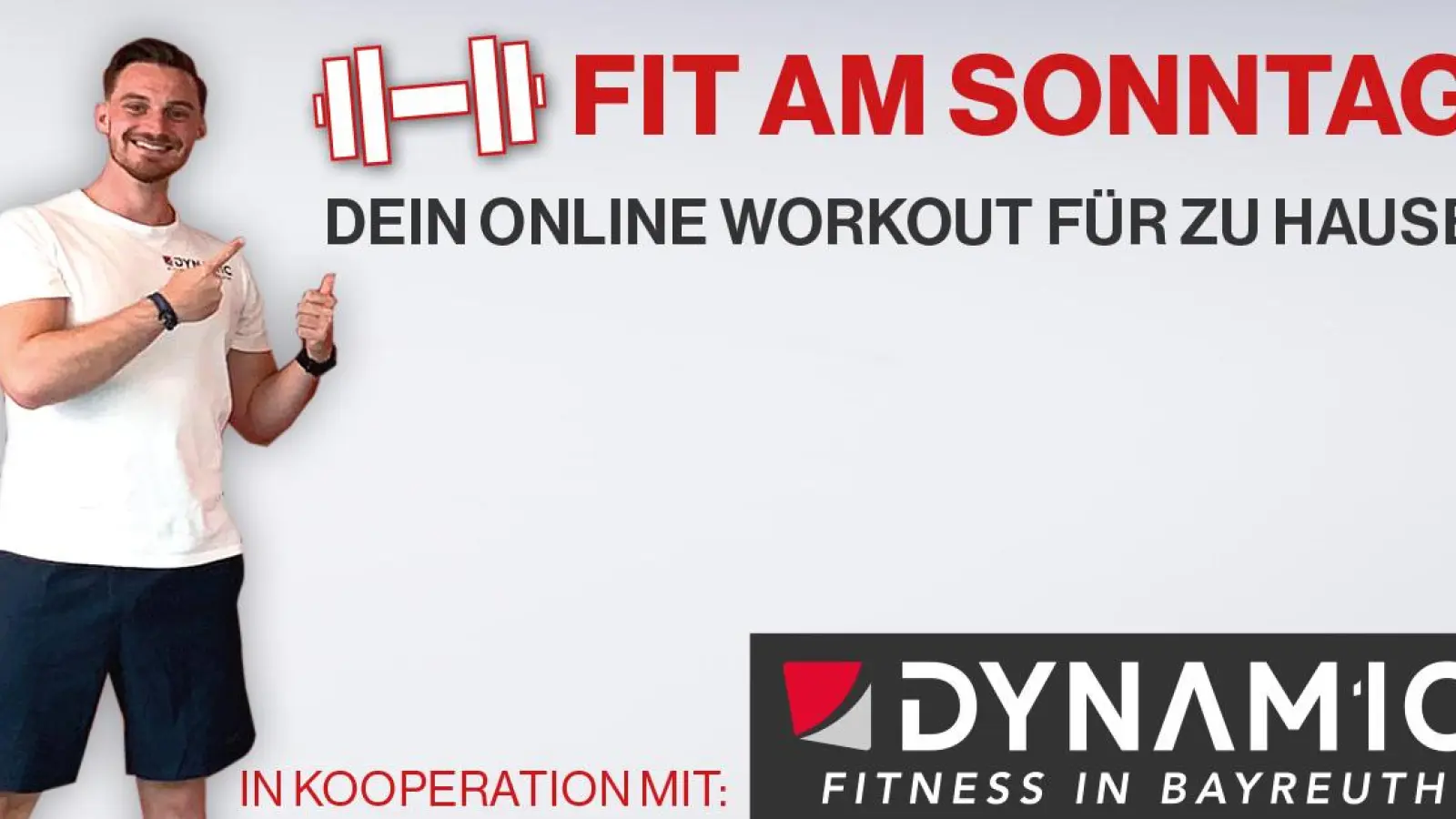 Philipp Beck, Trainer im Dynamic Fitness Grunaupark Bayreuth. (Foto: red)