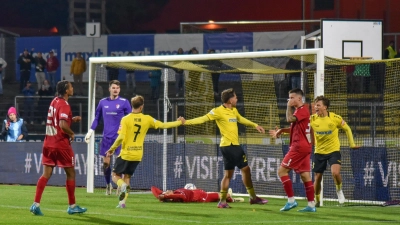 Wie bereits beim Hinspiel im Hans-Walter-Wild-Stadion (Bild) konnte die SpVgg Bayreuth auch im Rückspiel bei Türkgücü München einen Sieg bejubeln. (Foto: Archiv/sd)