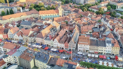 Bürgerfest Bayreuth 2018 Drohnenbild Foto Stefan Dörfler (Foto: inBayreuth.de)