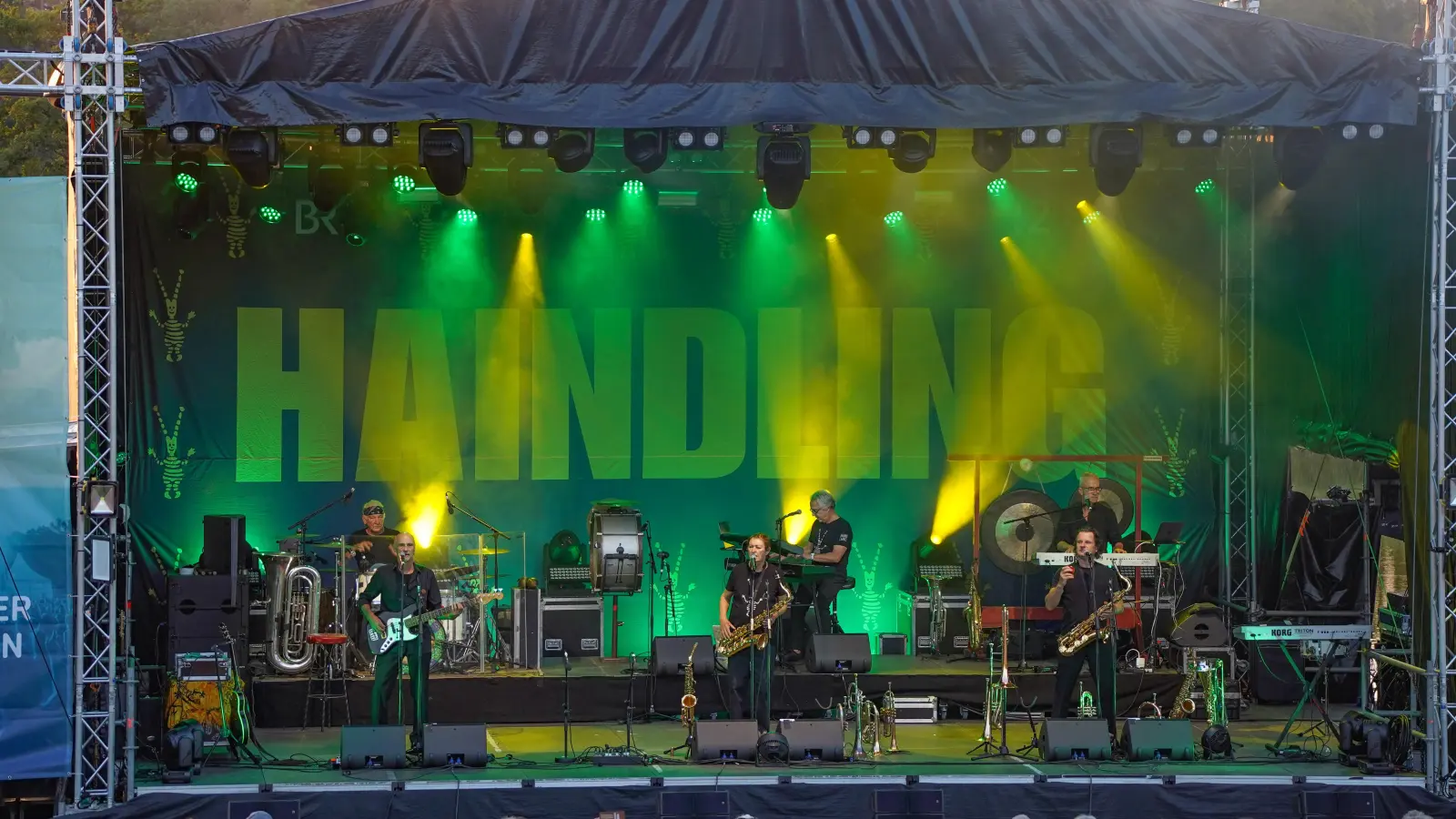 HAINDLING, die Kultband aus Bayern, auf der Seebühne (Foto: sd)