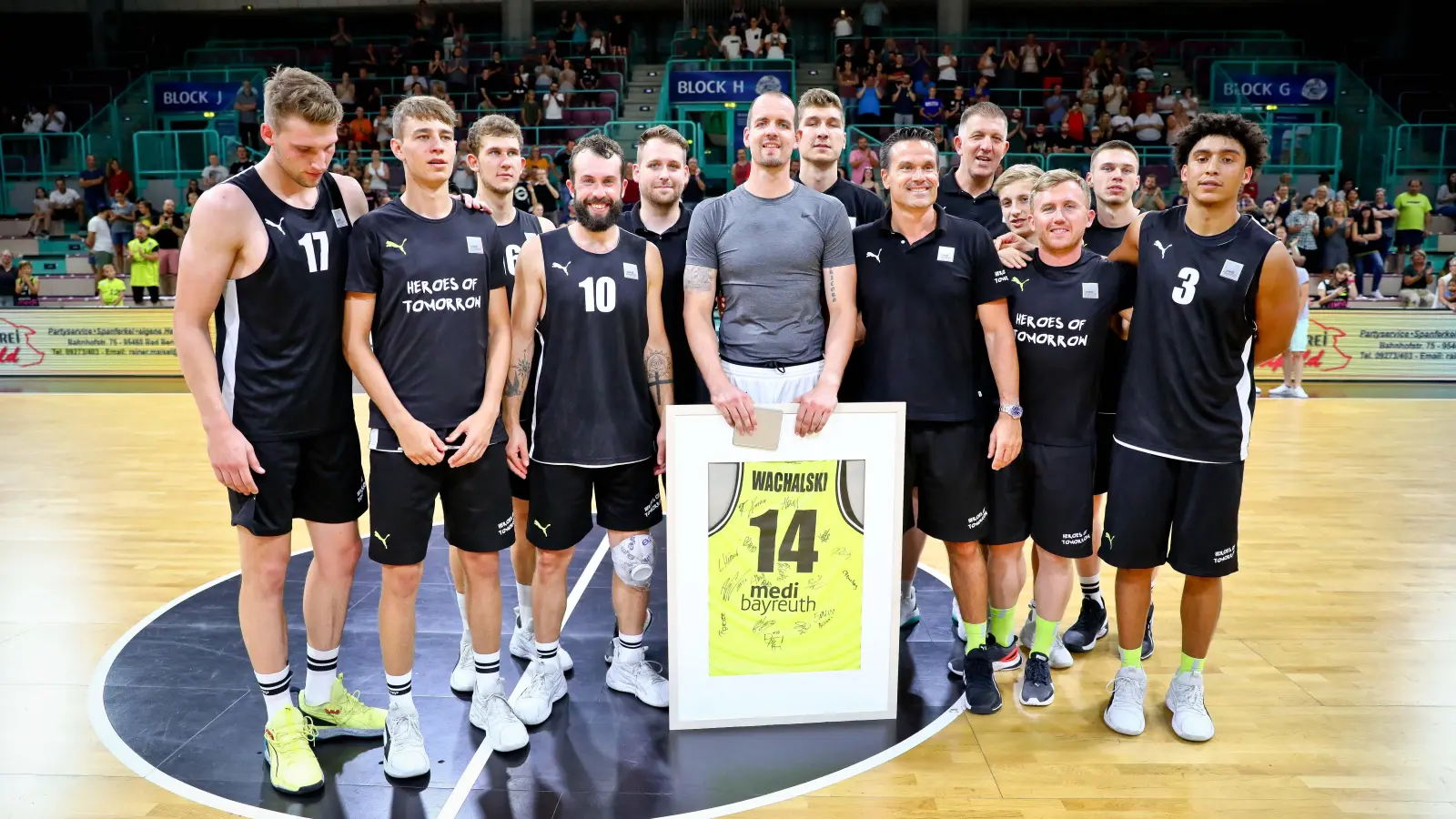 Steve Wachalski gab sein Abschiedsspiel in Bayreuth. (Foto: Foto: Thorsten Ochs.)