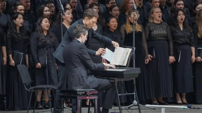 Bayreuther Festspiele: Das Chor-Open-Air zog viele Besucher an.  (Foto: sd)