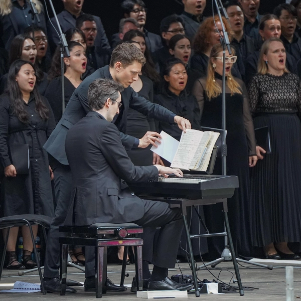 Bayreuther Festspiele: Das Chor-Open-Air zog viele Besucher an.  (Foto: sd)