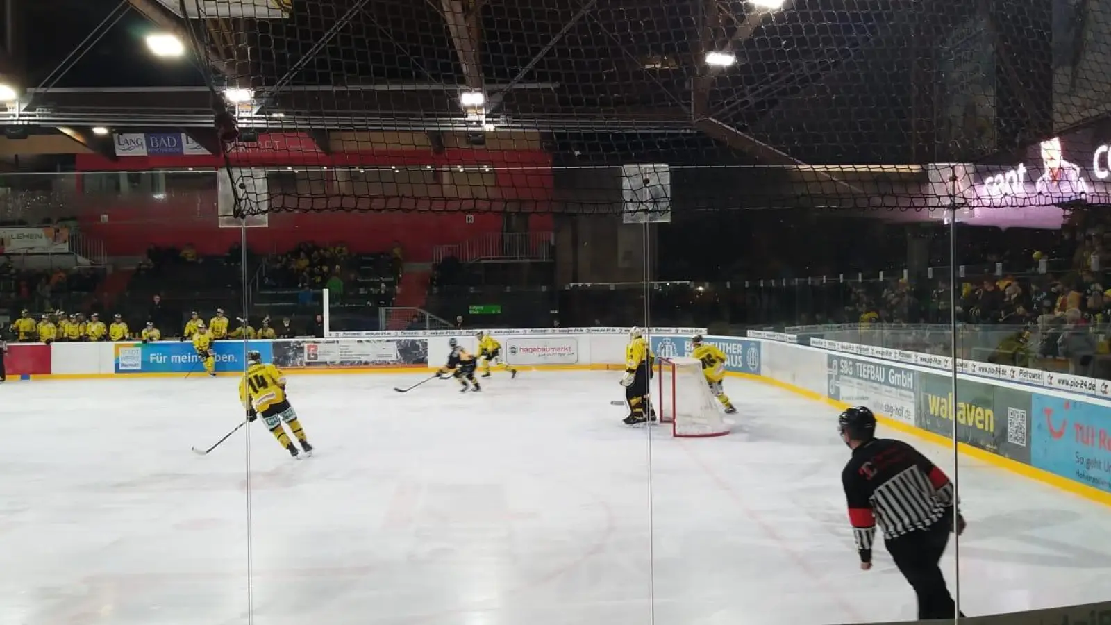 60 Minuten vollen Einsatz zeigten elf Feldspieler der Tigers gegen die in Bestbesetzung angetretenen Tölzer Löwen. (Foto: Denise Preiss)