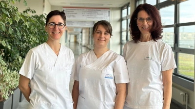 Von links: Sandy Petermann, Alexandra Küffner und Sabine Rehm aus dem Team der Diabetes- und Ernährungsberatung der Klinikum Bayreuth GmbH beraten zu gesunder Ernährung. (Foto: red)