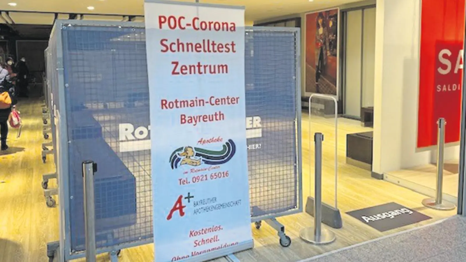 Corona-Virus in Bayreuth: Tests nun im s.Oliver-Store (Foto: red)