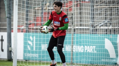 Nachwuchskeeper Henry Höcke wechselt aus der Junioren-Bundesliga vom SSV Ulm zur SpVgg Bayreuth. (Foto: Lucca Fundel)