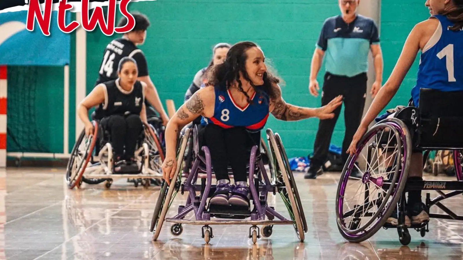Meggie Gay (Mitte verstärkt zur neuen Saison das Rollstuhlbasketball-Bundesligateam des RSV Bayreuth. (Foto: RSV Bayreuth)