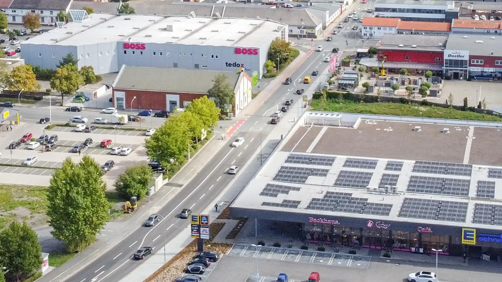 Die Justus-Liebig-Straße aus südwestlicher Richtung: Der Abschnitt zwischen Leuschner- und Ludwig-Thoma-Straße wird ab dem 4. März gesperrt. (Archivbild: Dörfler)