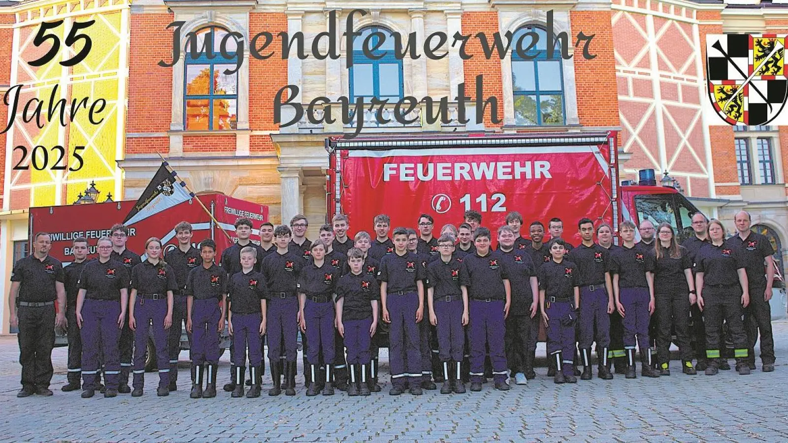 Seit 55 Jahren gibt es die Jugendfeuerwehr Bayreuth – Grund genug für ein Fest.  (Foto: red )
