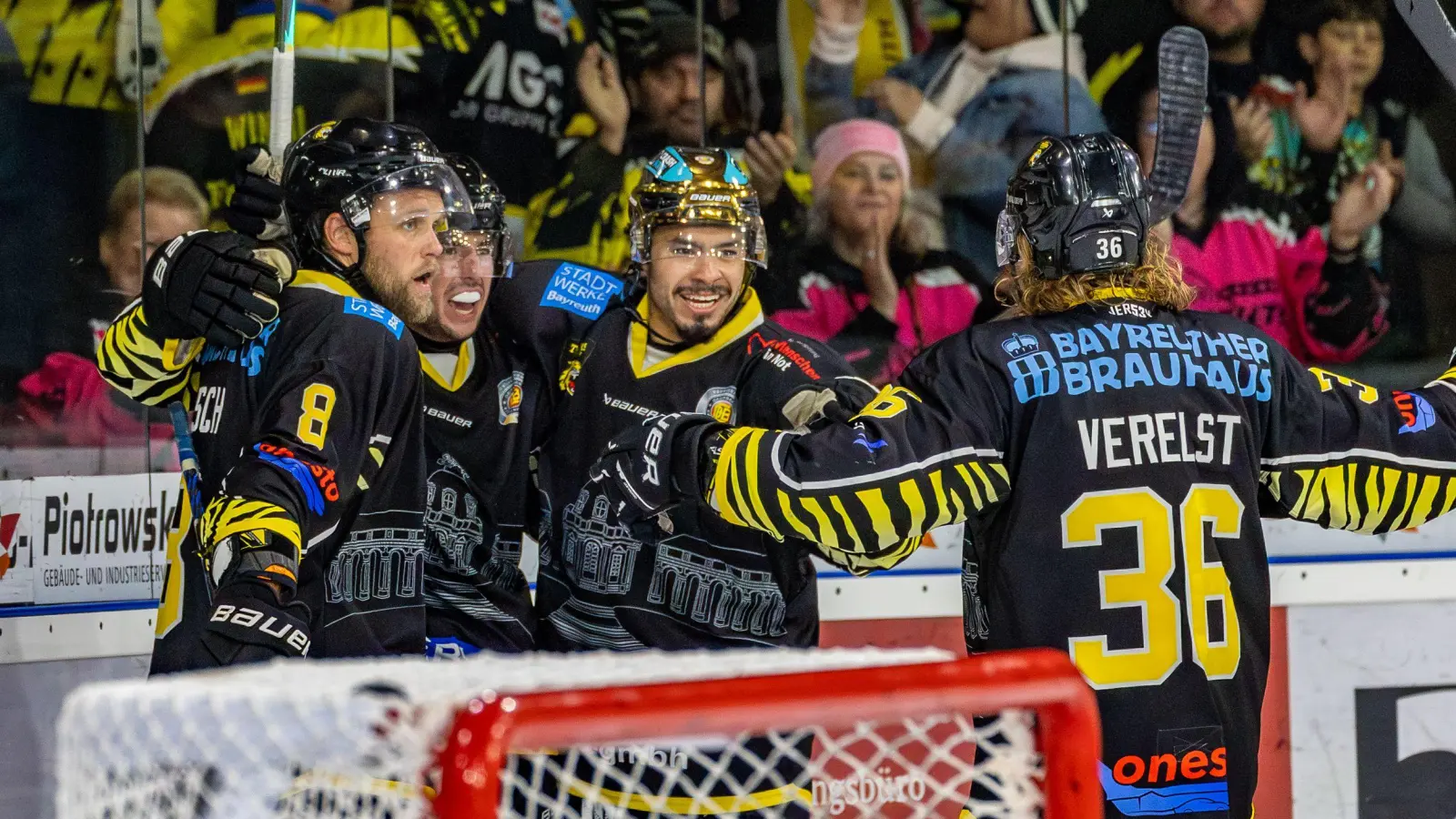 Drei souverän errungene Punkte durften die onesto Tigers heute Abend in Erding bejubeln. (Foto: Archiv/Dirk Ellmer)