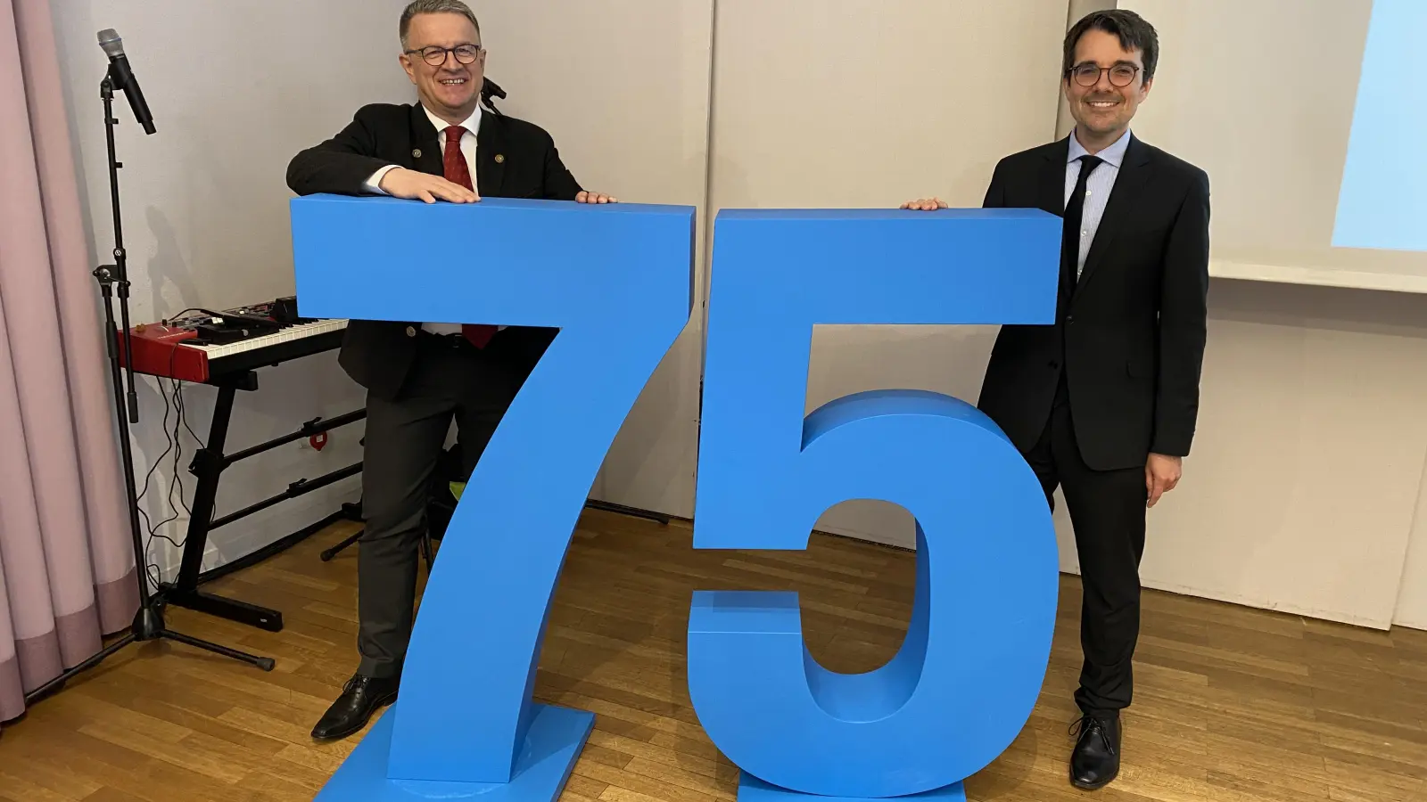 Die Diakonie Bayreuth feiert in diesem Jahr ihr 75-jähriges Jubiläum. Dazu gab es am gestrigen Donnerstag, 25. April, eine Feierstunde im Evangelischen Zentrum.  (Foto: jm)