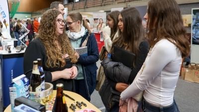 Viel los auf der Kulmbacher Karrieremesse.  (Foto: sd)