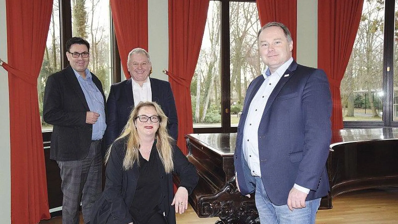 v.l.: Sven Friedrich, Thomas Hacker, Katrin Budde und Thomas Bauske. Foto: Munzert (Foto: inBayreuth.de)