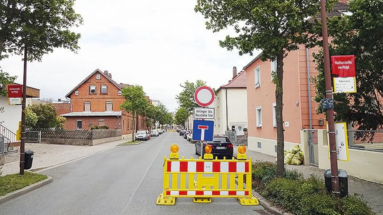 Immer wieder Straßensperrungen (Foto: inBayreuth.de)