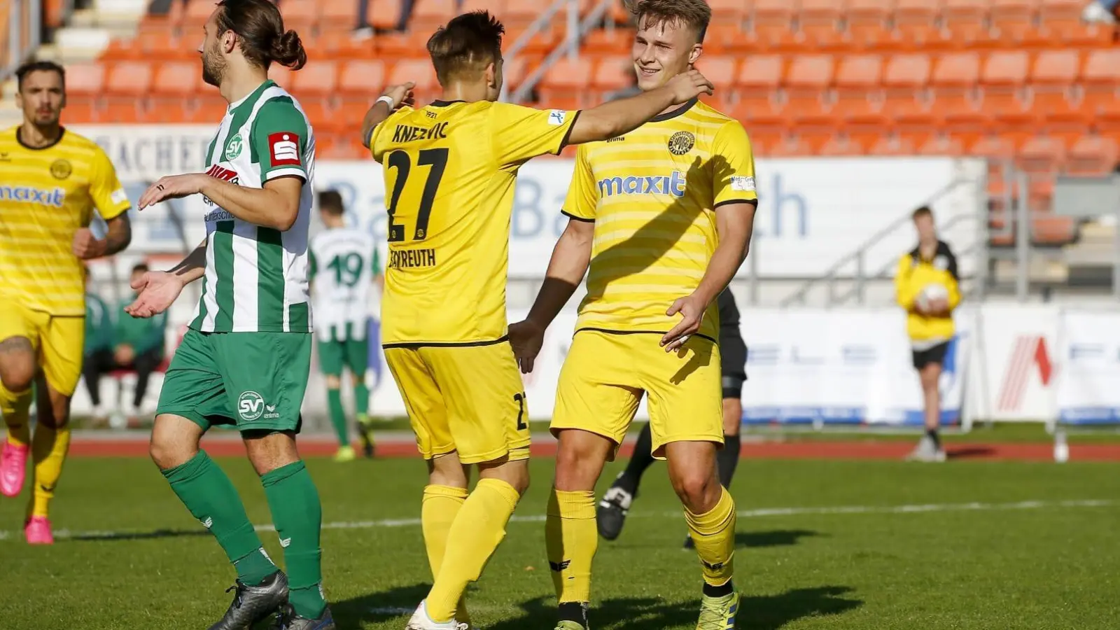 Ivan Knezevic und Christoph Fenninger spvgg Bayreuth Foto Peter Kolb (Foto: Peter Kolb)