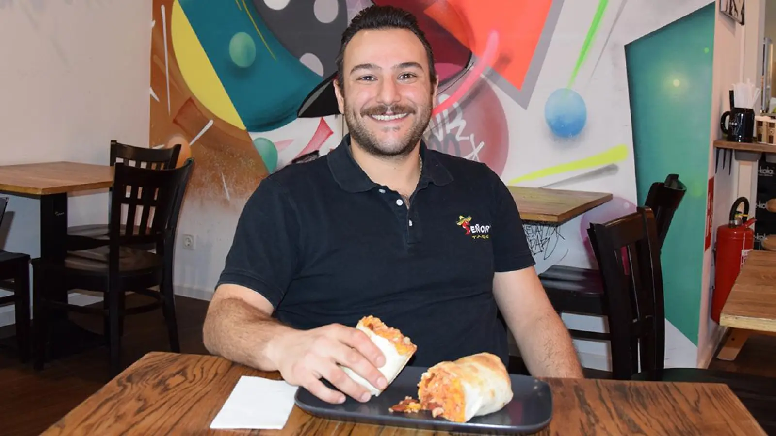 Señor Taco in Bayreuth serviert im Januar 2023 den schärfsten Burrito Deutschlands. (Foto: Lenkeit)
