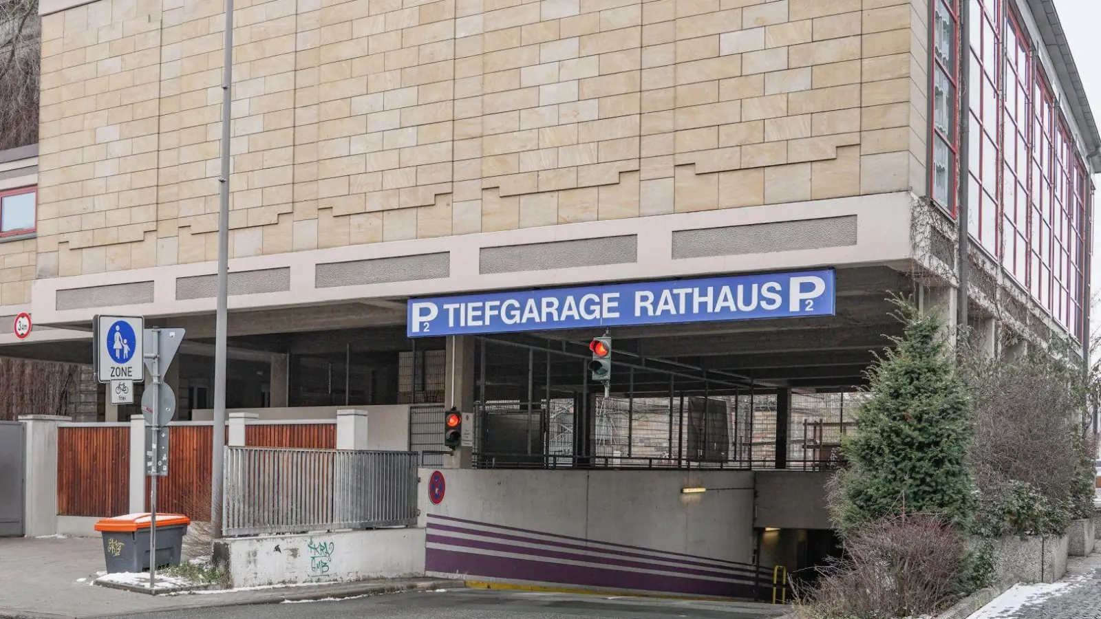 Tiefgarage Rathaus / Foto: Stefan Dörfler (Foto: inBayreuth.de)