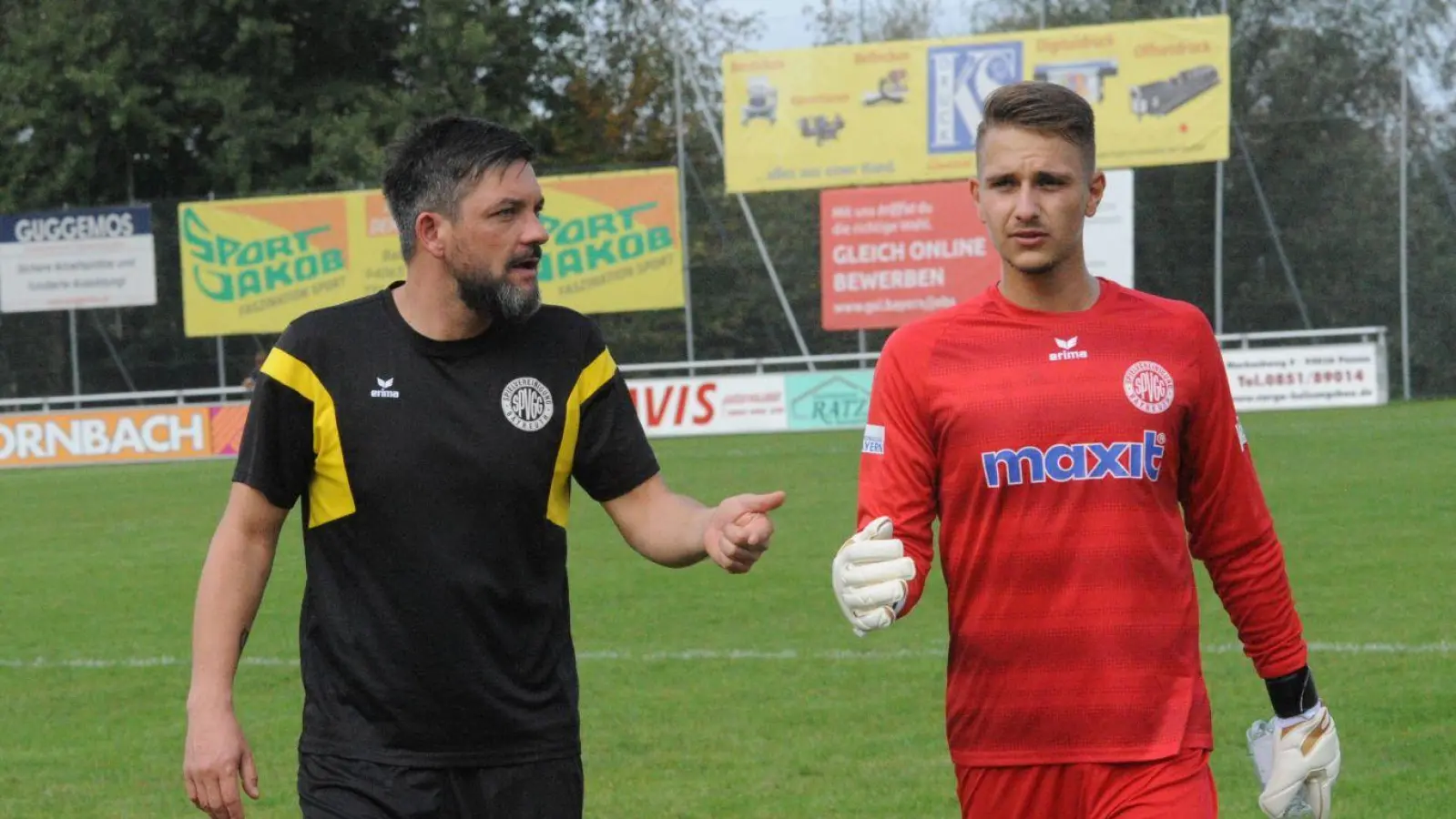 Bayreuths Keeper Sebastian Kolbe stand uns Rede und Antwort. (Foto: Andi Bär)