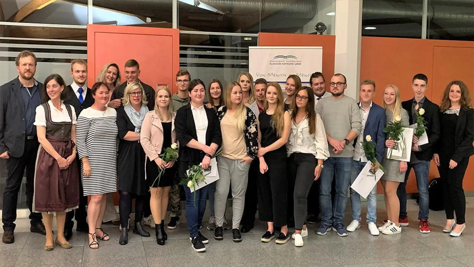 Absolventen der Krankenpflegeschule (Foto: Klinikum Bayreuth)